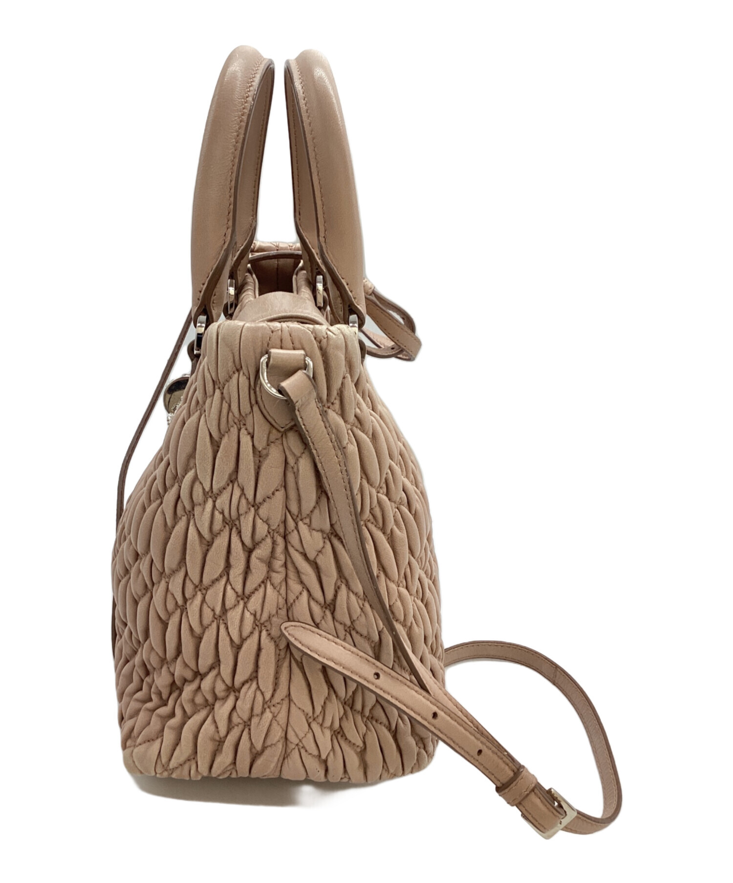 中古・古着通販】MIU MIU (ミュウミュウ) 2WAYバッグ ナッパクリスタル