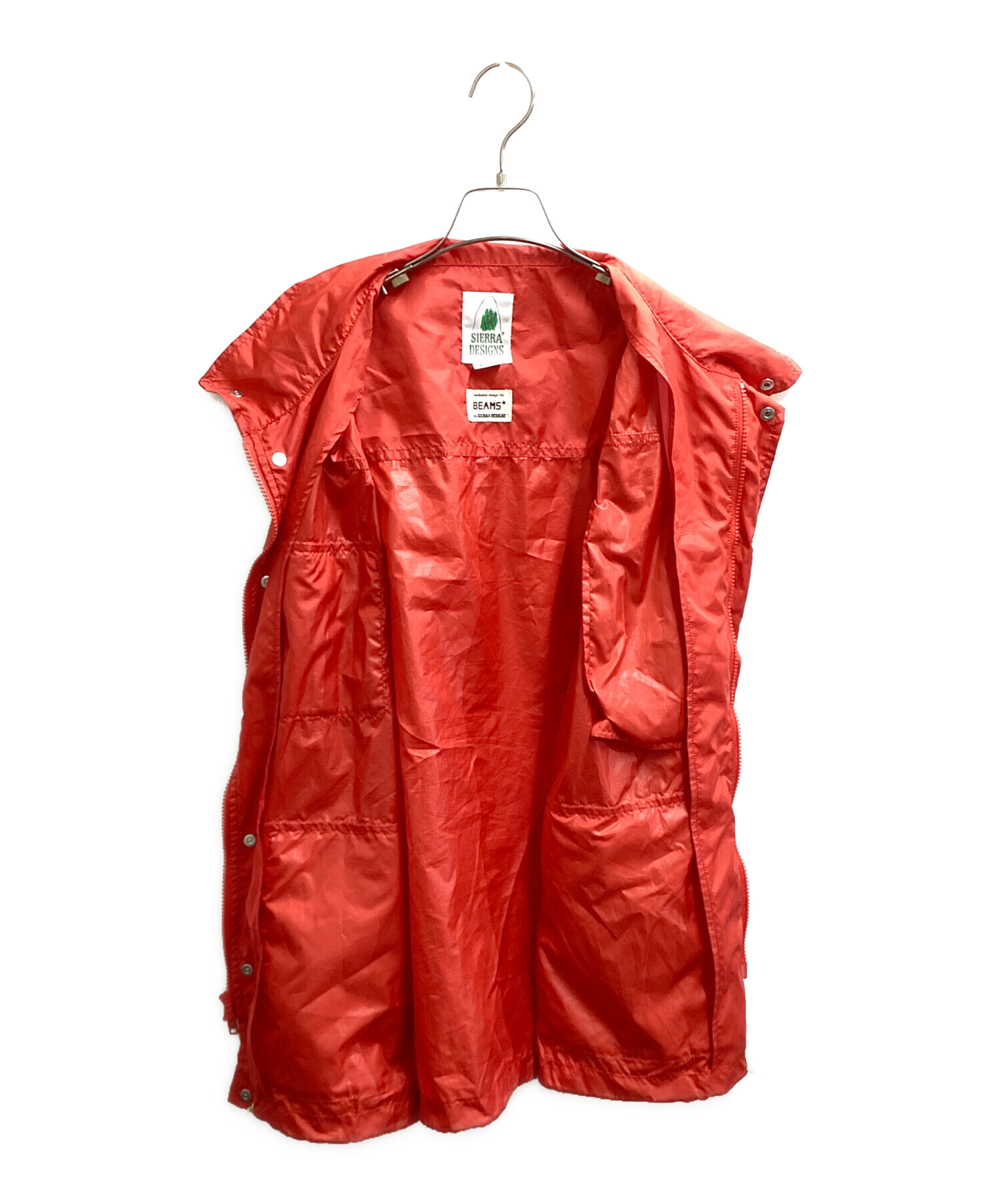 BEAMS PLUS別注 SIERRA DESIGNS パナミントベスト 赤 M 中古・古着通販】SIERRA DESIGNS (シエラデザインズ) BEAMS PLUS