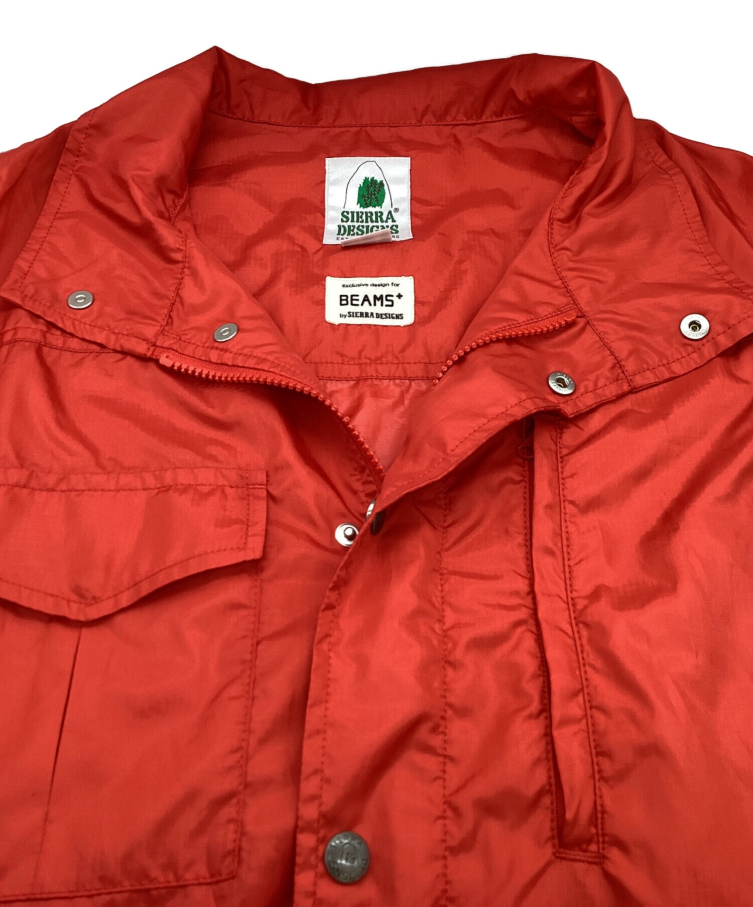 BEAMS PLUS別注 SIERRA DESIGNS パナミントベスト 赤 M 中古・古着通販】SIERRA DESIGNS (シエラデザインズ) BEAMS PLUS