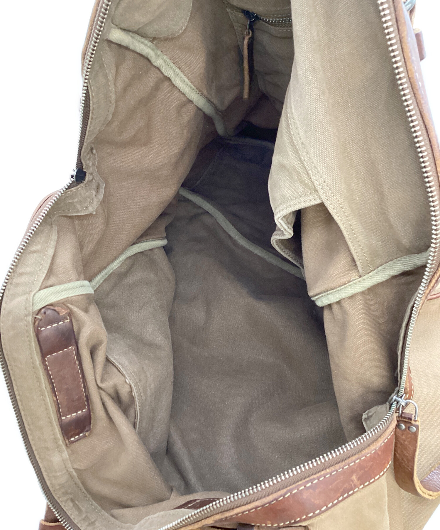 DRIES VAN NOTEN キャンバストートバッグ 中古・古着通販】DRIES VAN NOTEN (ドリスヴァンノッテン) レザー