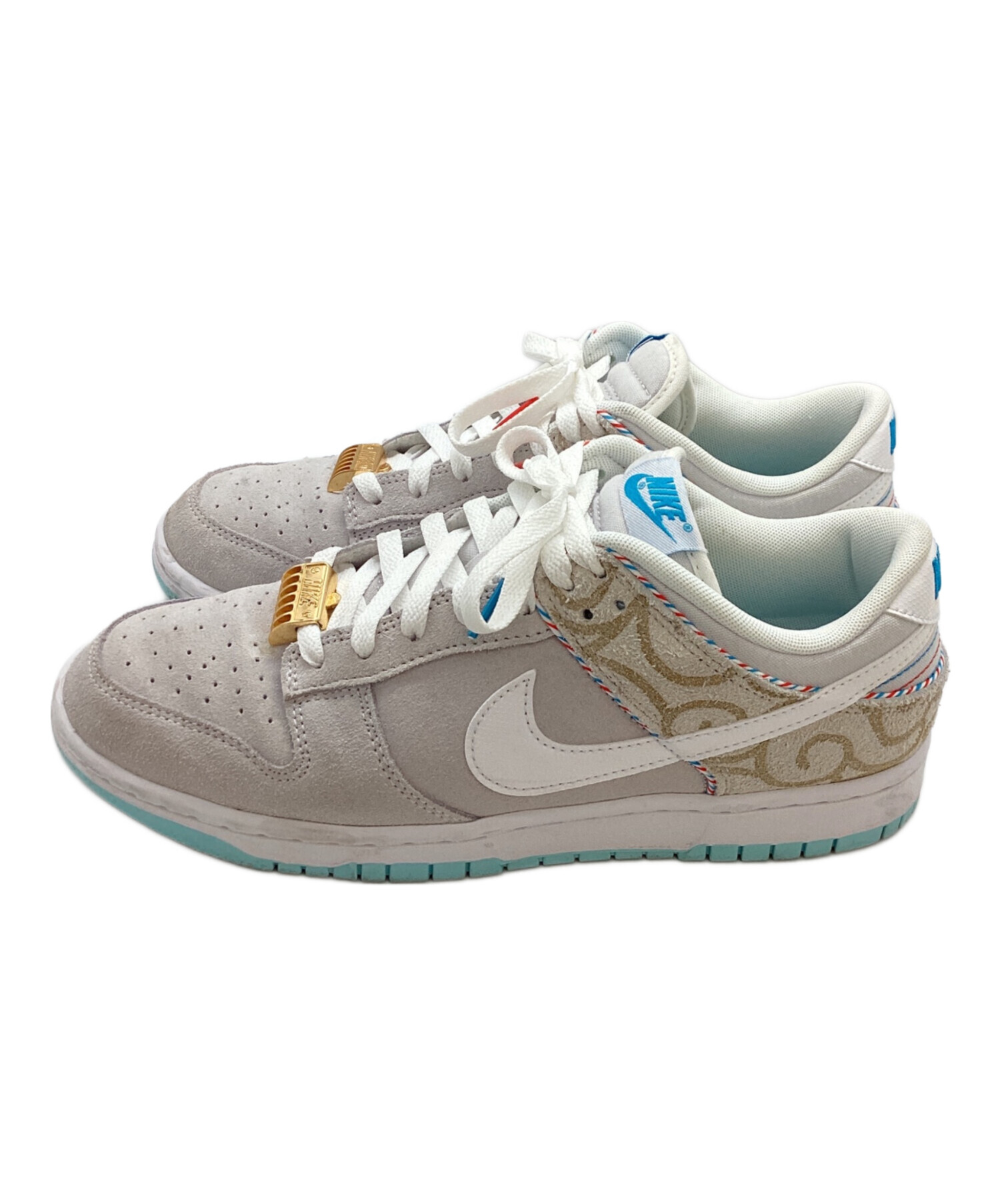 中古・古着通販】NIKE (ナイキ) DUNK LOW BARBER SHOP GREY DH7614-500 