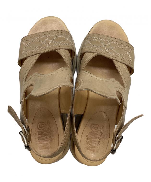 mm6 メゾン　マルジェラ　サンダル　ミュール　未使用品 楽天市場】◇ MM6 メゾンマルジェラ リボンディテールミュール