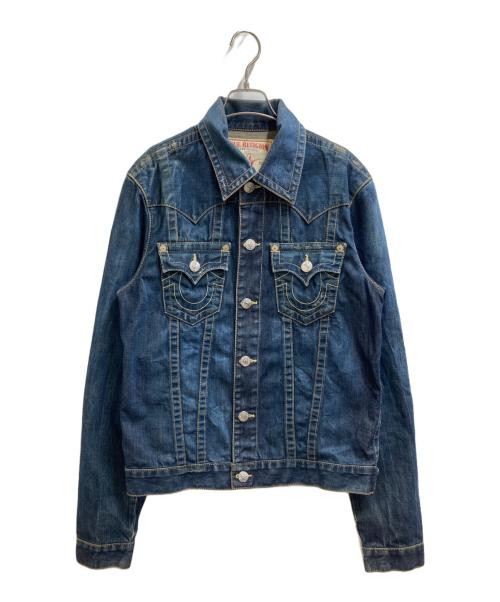 y2k❤️ 00s TRUE RELIGION 激レア 刺繍 デニムジャケット 中古・古着通販】TRUE RELIGION (トゥルー レリジョン) デニム