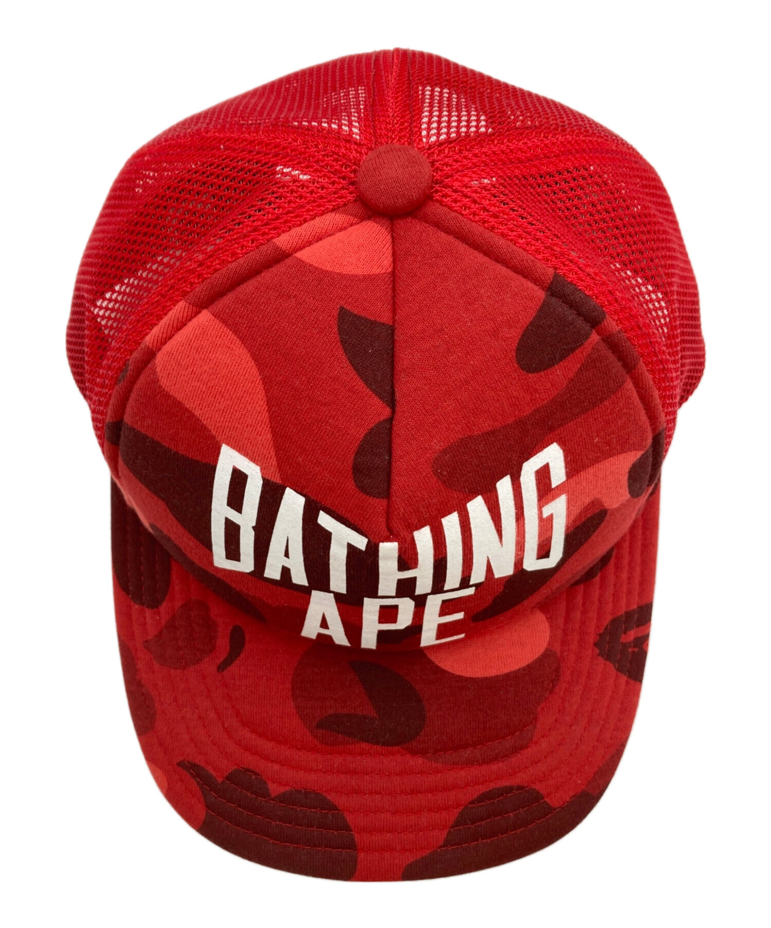 アベイジングエイプ　メッシュキャップ　赤 アベイジングエイプ メッシュキャップ 赤 アベイジングエイプ メッシュ