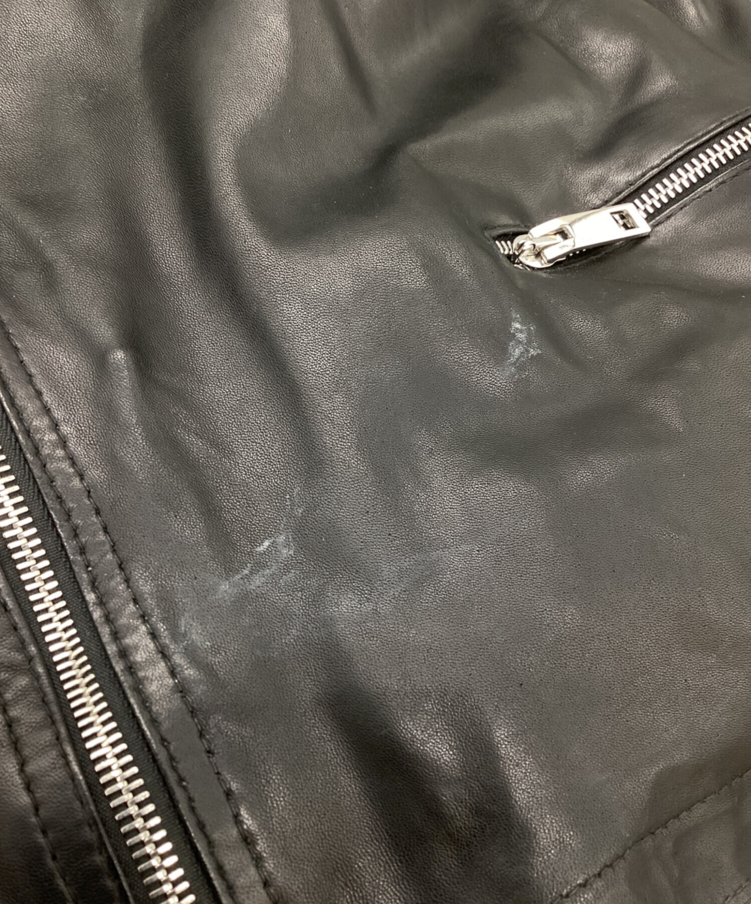 中古・古着通販】TAGLIATORE レザーライダースジャケット / Leather