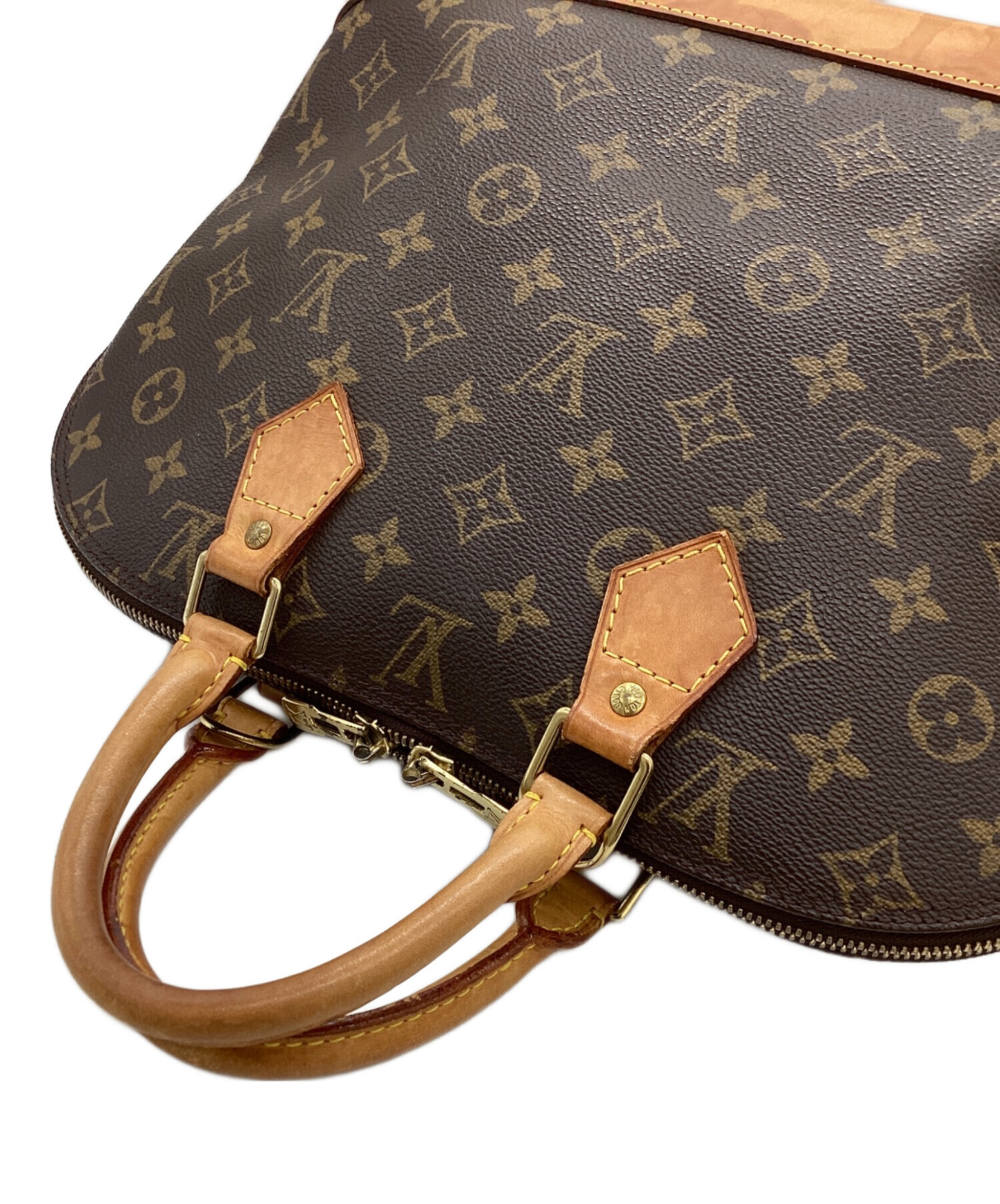 古着 LOUIS VUITTON ルイヴィトン フランス製 シルクブレンド ミモレ丈