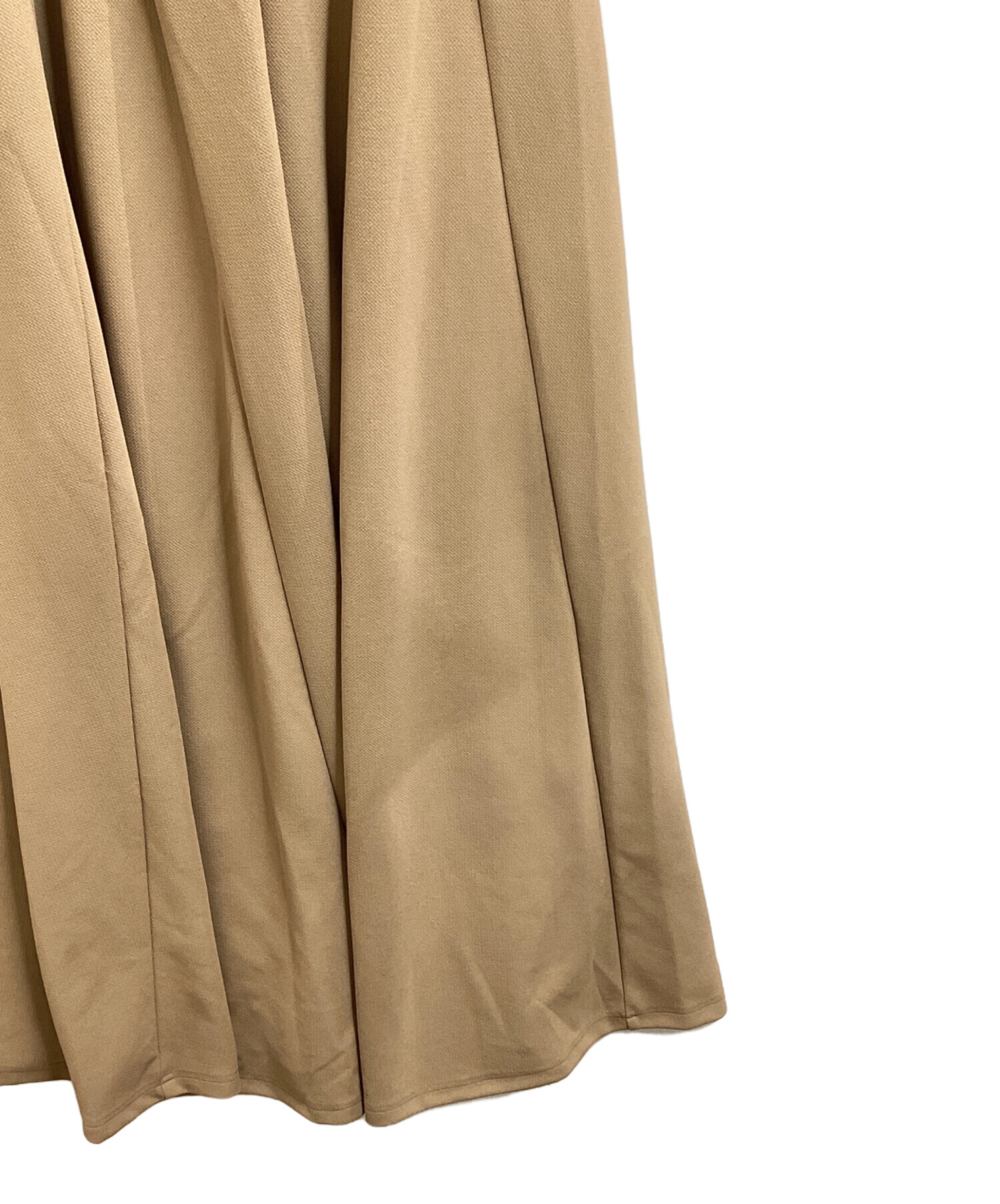 Maison Celon ノースリーブワンピース ベージュ M 中古・古着通販】maison celon (メゾンセロン) sleeveless silhouette