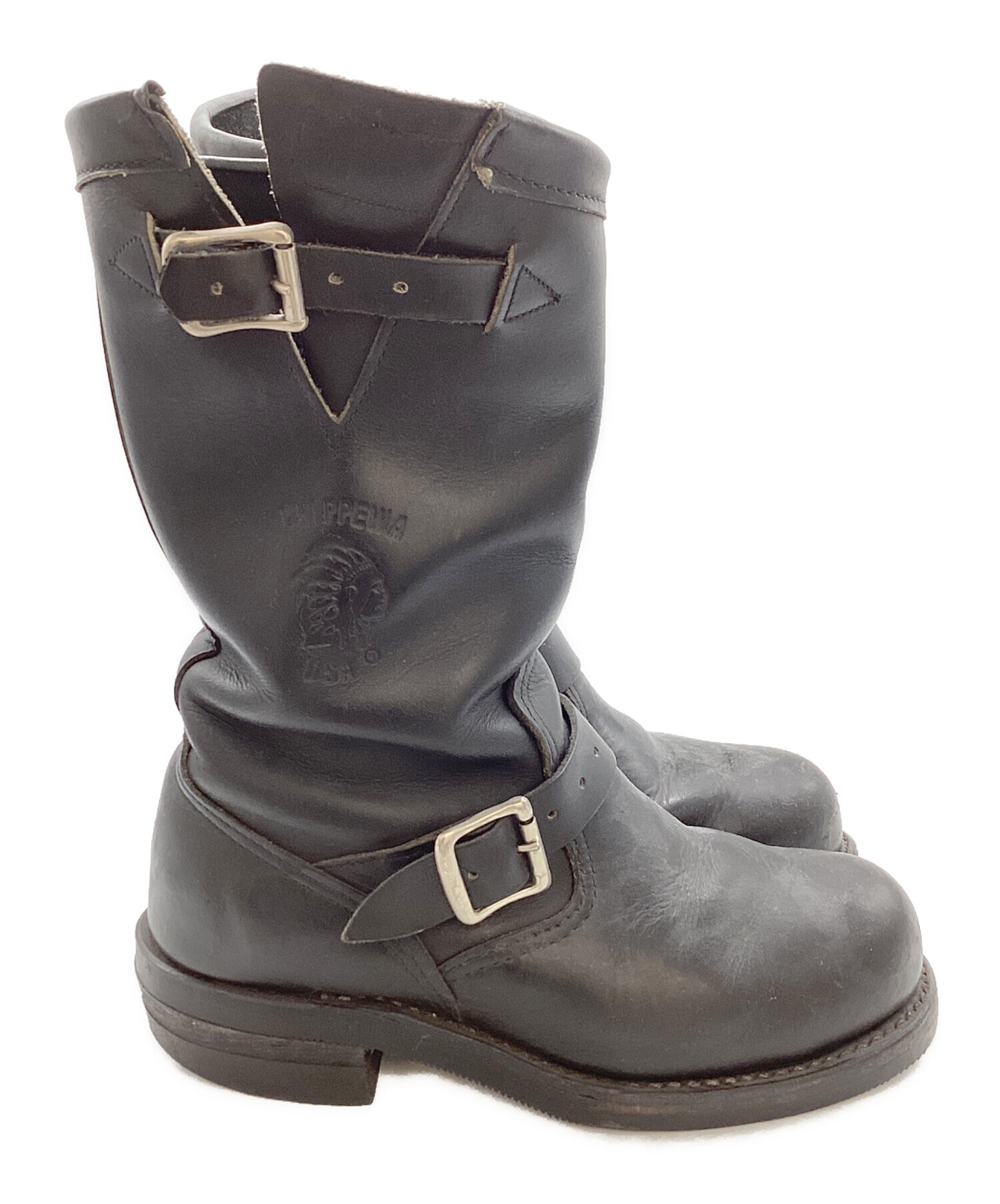 Chippewa エンジニアブーツ グレー 中古・古着通販】CHIPPEWA (チペワ) エンジニアブーツ / 11 ENGINEER