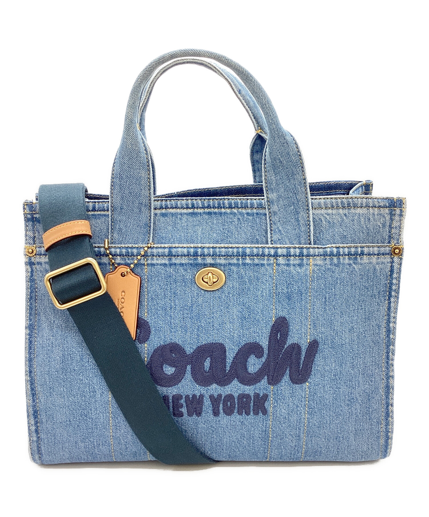 中古・古着通販】COACH (コーチ) インディゴカゴトート CR657