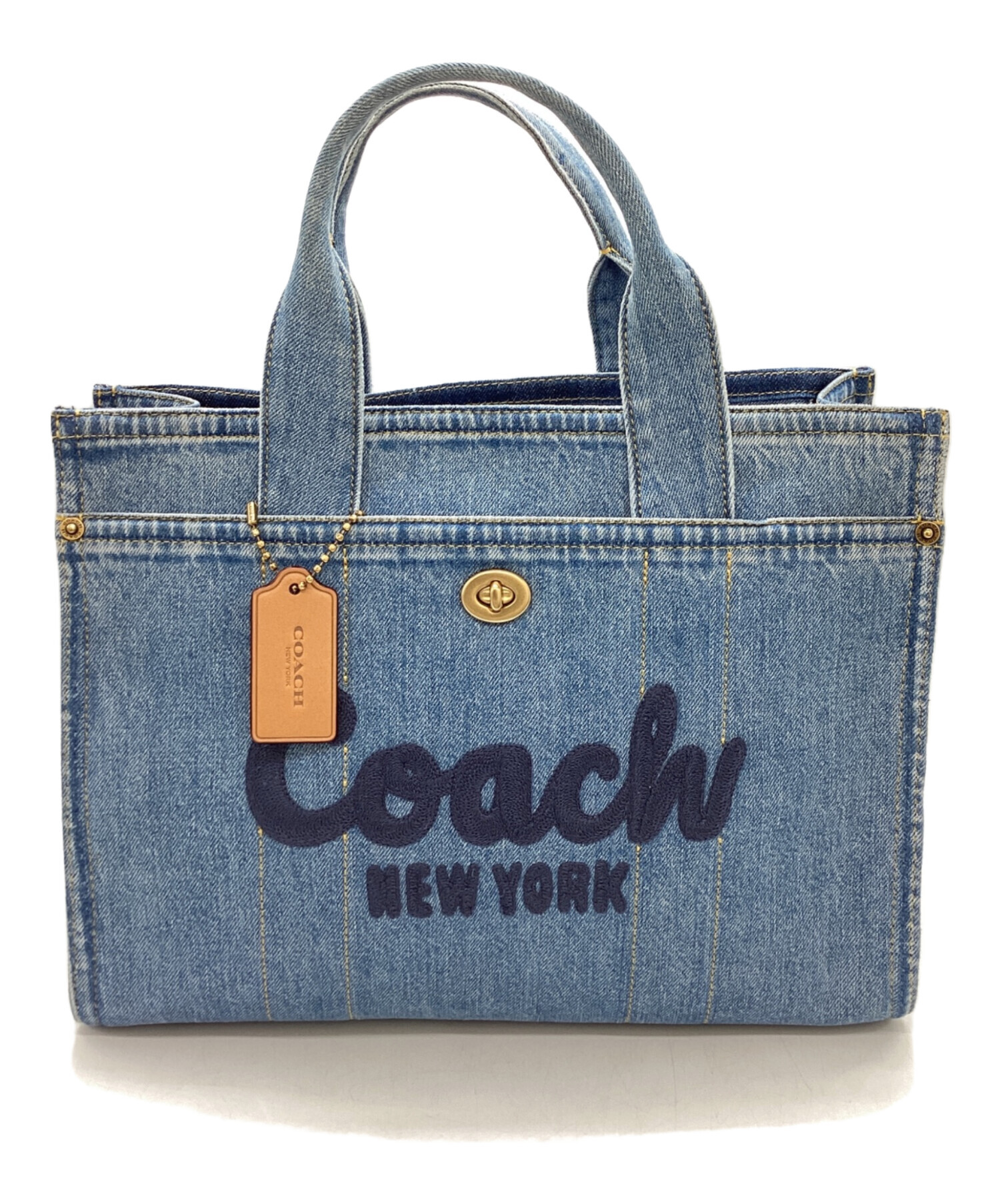 中古・古着通販】COACH (コーチ) インディゴカゴトート CR657