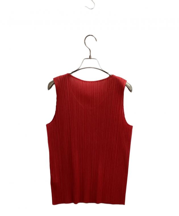中古・古着通販】ISSEY MIYAKE (イッセイミヤケ) ノースリーブプリーツ