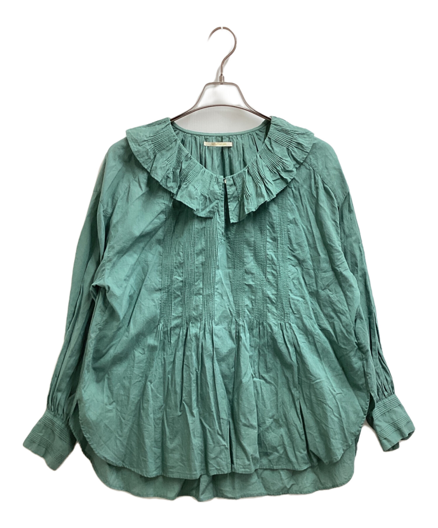中古・古着通販】ne quittez pas (ヌキテパ) C DOBBYフリルカラー 