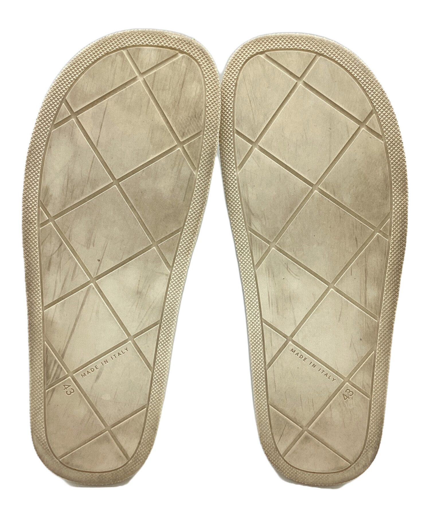 BOTTEGA VENETA ベージュ サンダル 中古・古着通販】BOTTEGA VENETA (ボッテガベネタ) イントレチャート