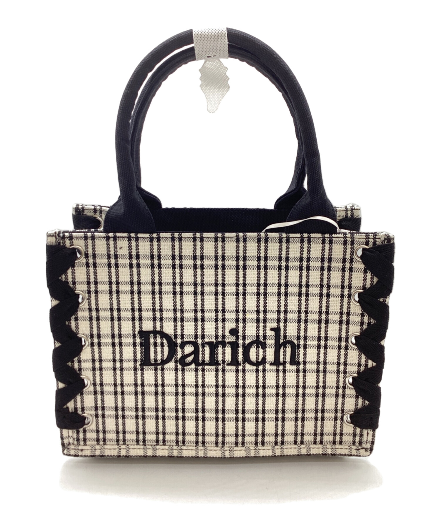 中古・古着通販】Darich (ダーリッチ) チェックミニトートバッグ