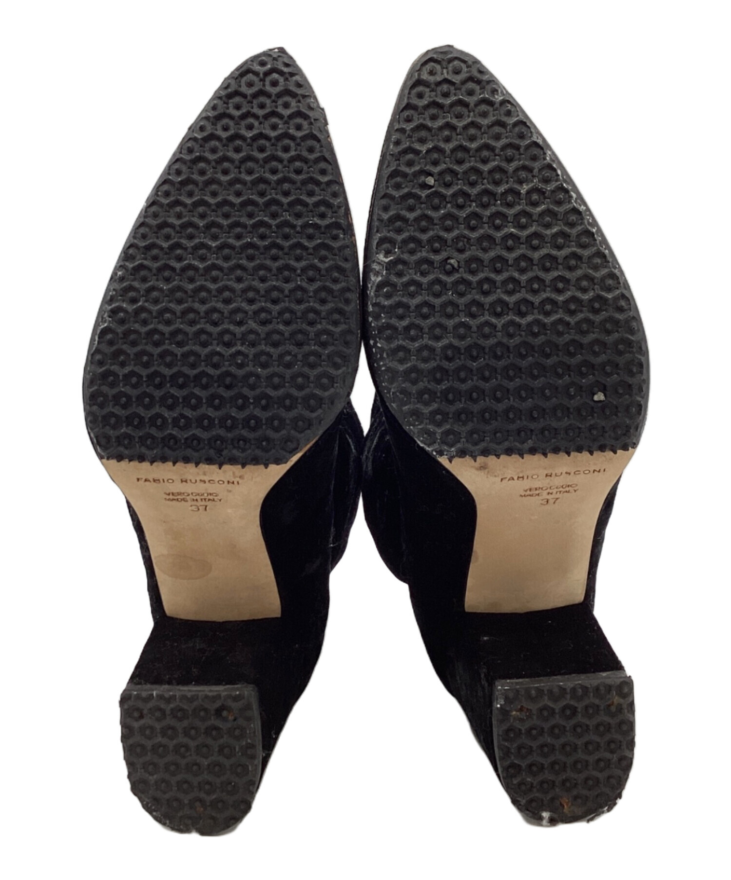 中古・古着通販】FABIO RUSCONI (ファビオルスコーニ) ブーツ ブラック