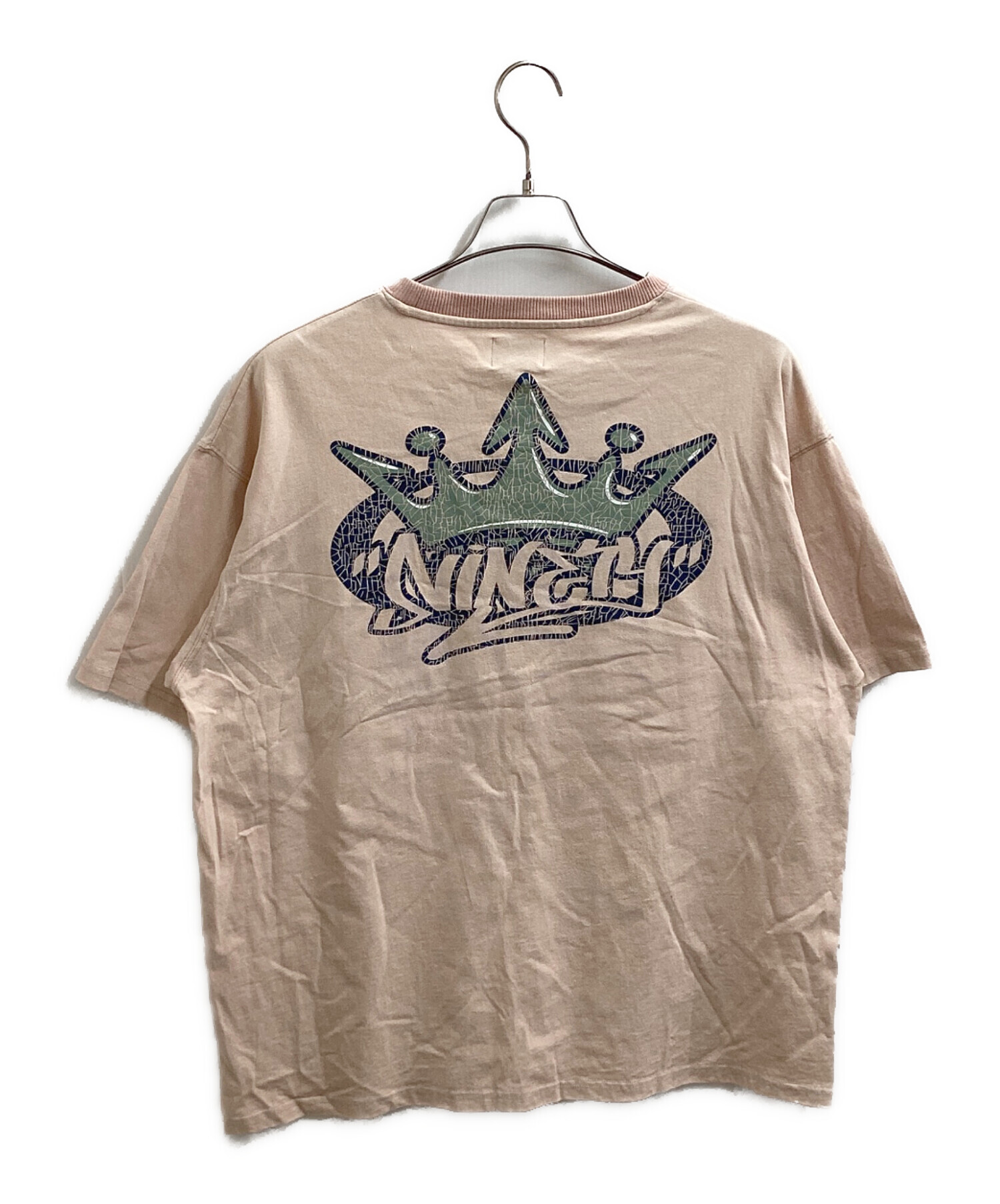 中古・古着通販】9090 (9090) King Logo Tee / キングロゴTEE ピンク