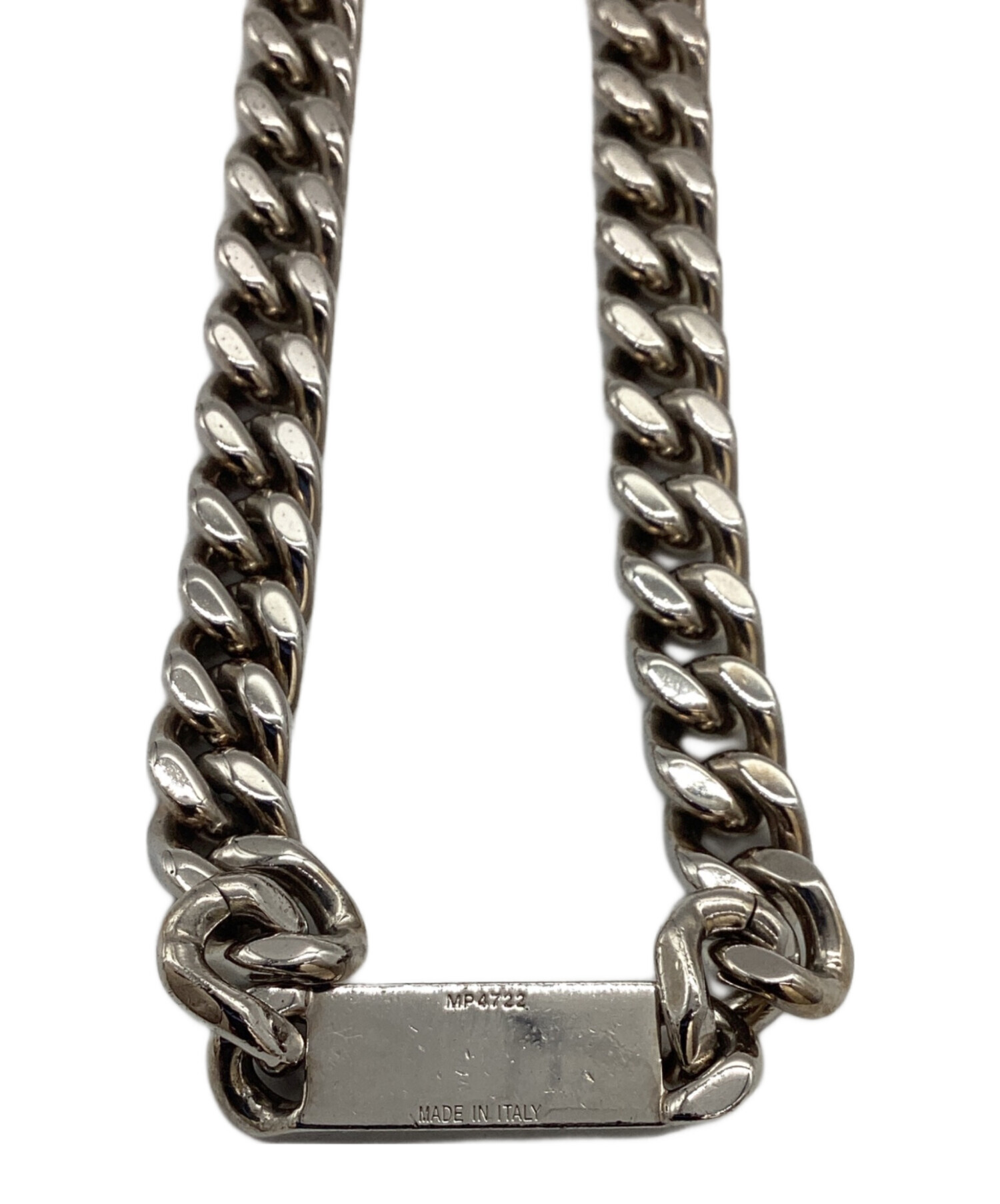 FENDI チェーンネックレス シルバー FENDI - FENDI フェンディ F Fロゴ 喜平 チェーン ネックレス 大ぶり