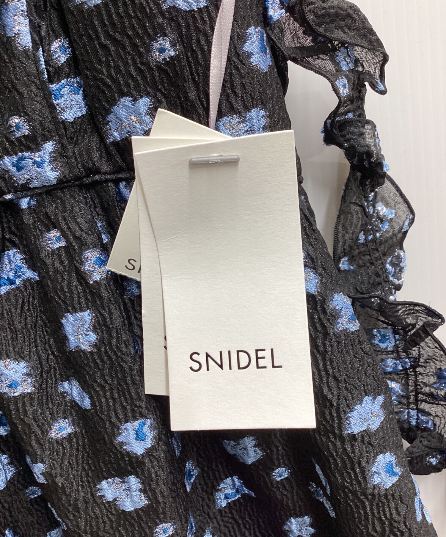 中古・古着通販】Snidel (スナイデル) 肩リボンジャガードキャミ