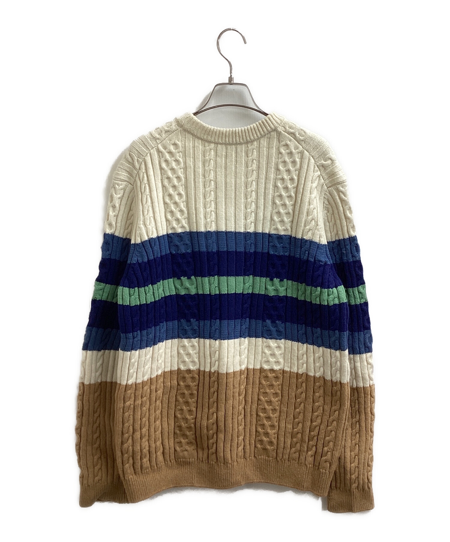 中古・古着通販】MAISON KITSUNE (メゾンキツネ) マルチカラーボーダー 