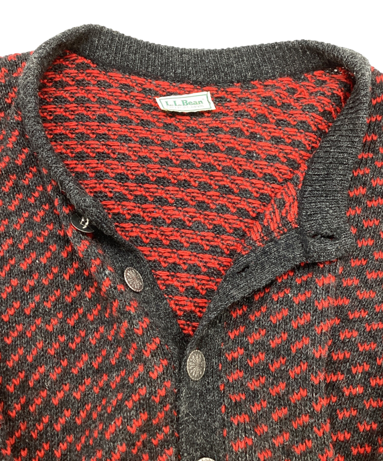 中古・古着通販】L.L.Bean (エルエルビーン) バーズアイウールニット