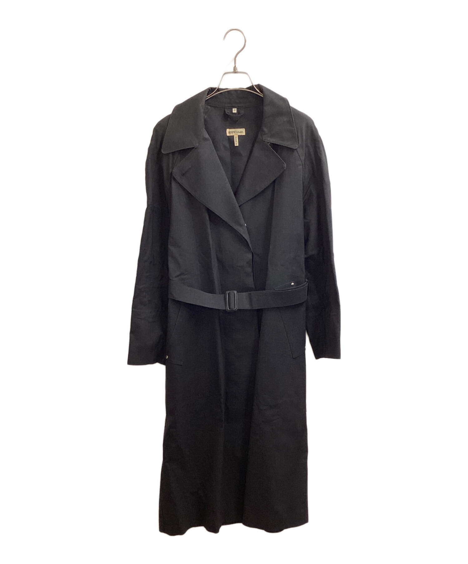 中古・古着通販】HERMES (エルメス) ゴム引きトレンチコート