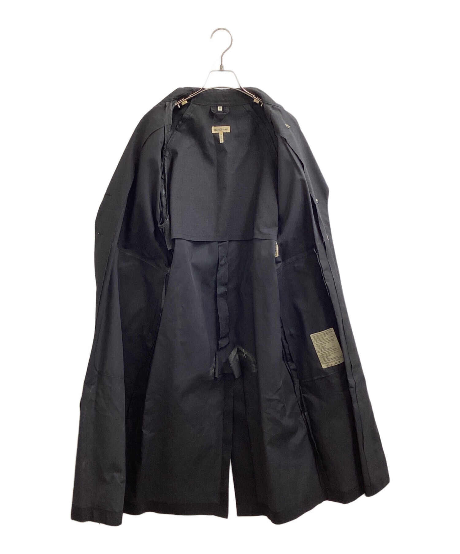 中古・古着通販】HERMES (エルメス) ゴム引きトレンチコート