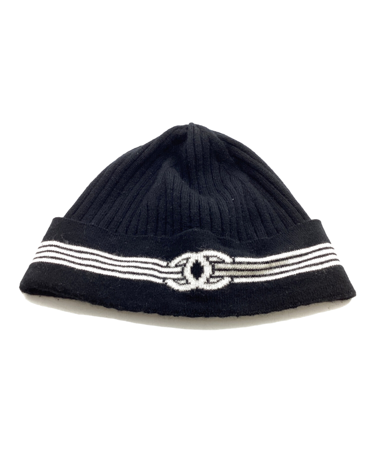 CHANEL 22B スパンコール カシミヤニット帽 ビーニー CHANEL シャネル ニット帽 ビーニー スパンコール 新品 ベージュ