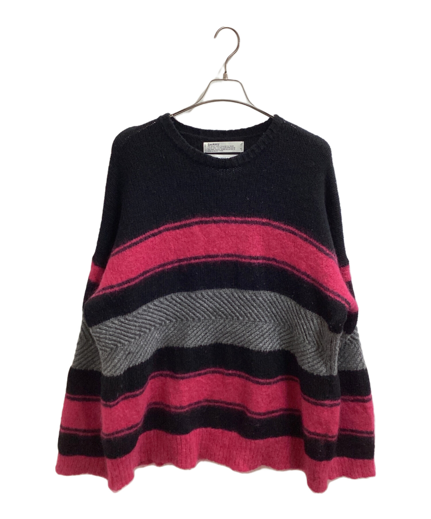 DAIRIKU(ダイリク) ⁄ NANA Mohair Border Knit モヘア ニッ トセーター