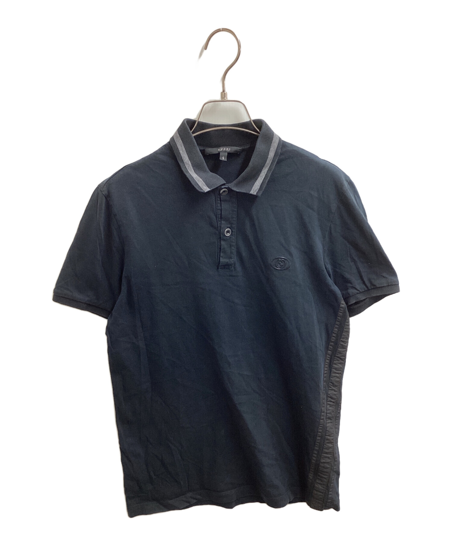 中古・古着通販】GUCCI (グッチ) ポロシャツ ブラック サイズ:S