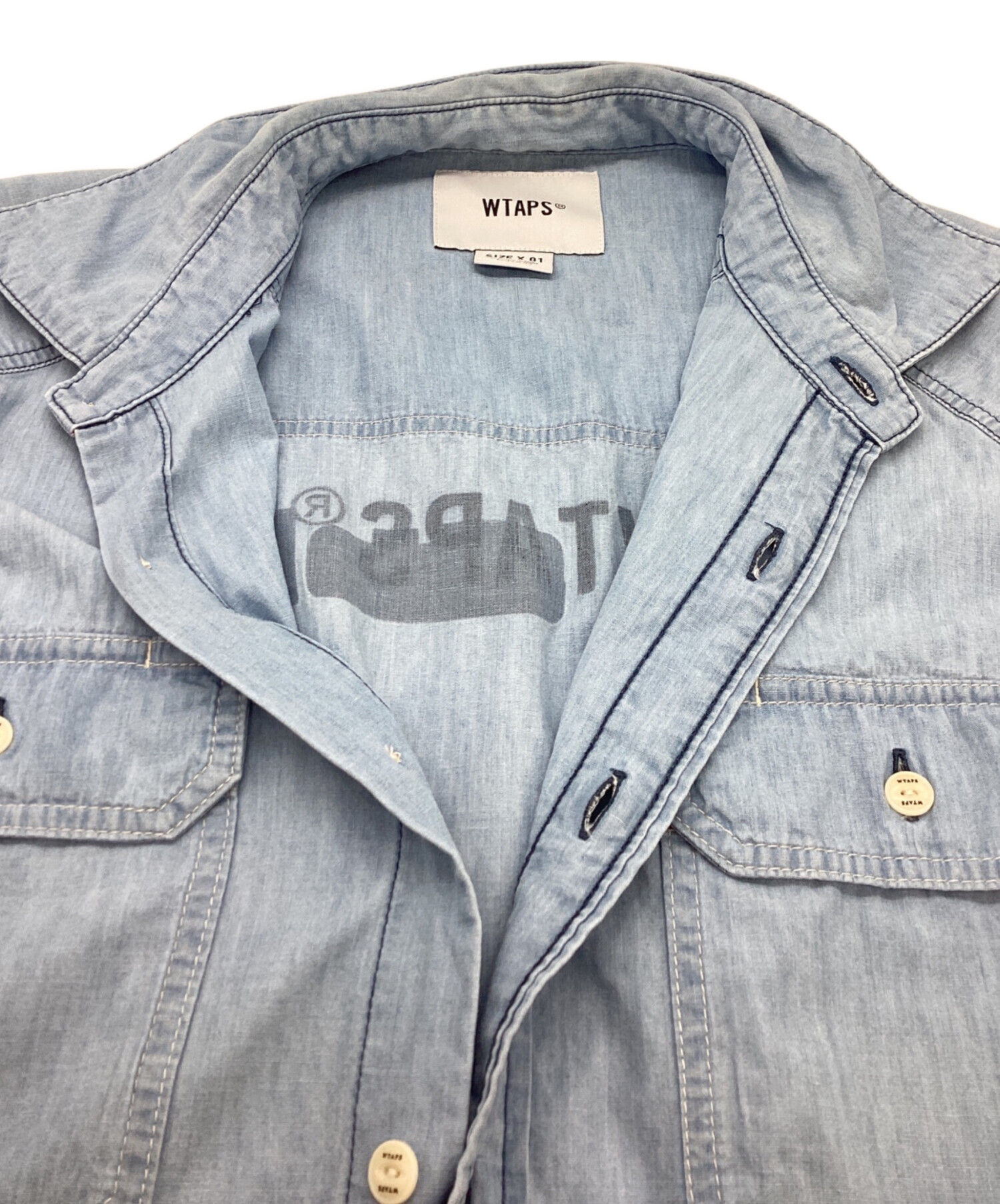 中古・古着通販】WTAPS (ダブルタップス) Cotton Chambray / コットン