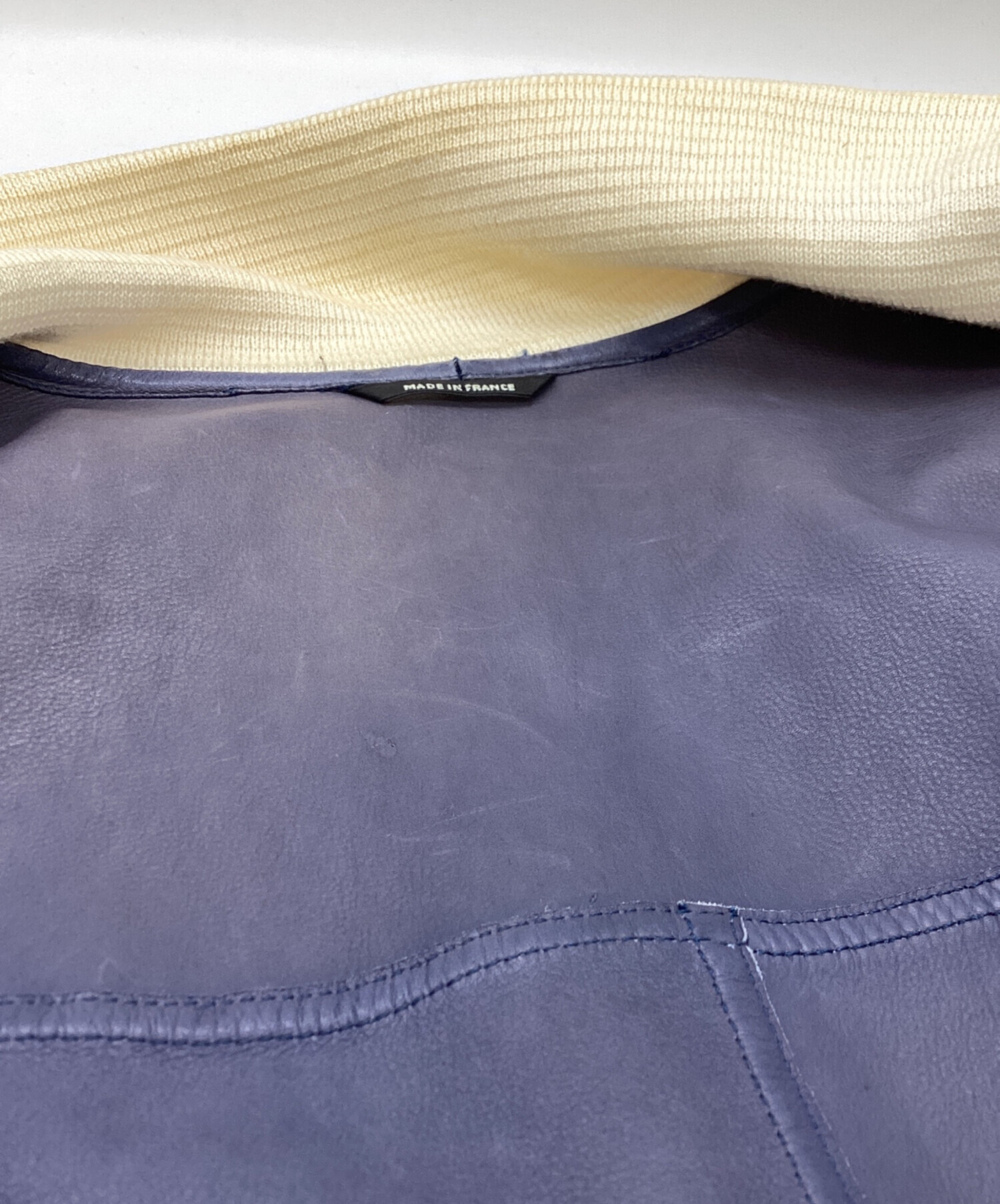 中古・古着通販】HERMES (エルメス) トナカイ革スエードジャケット 