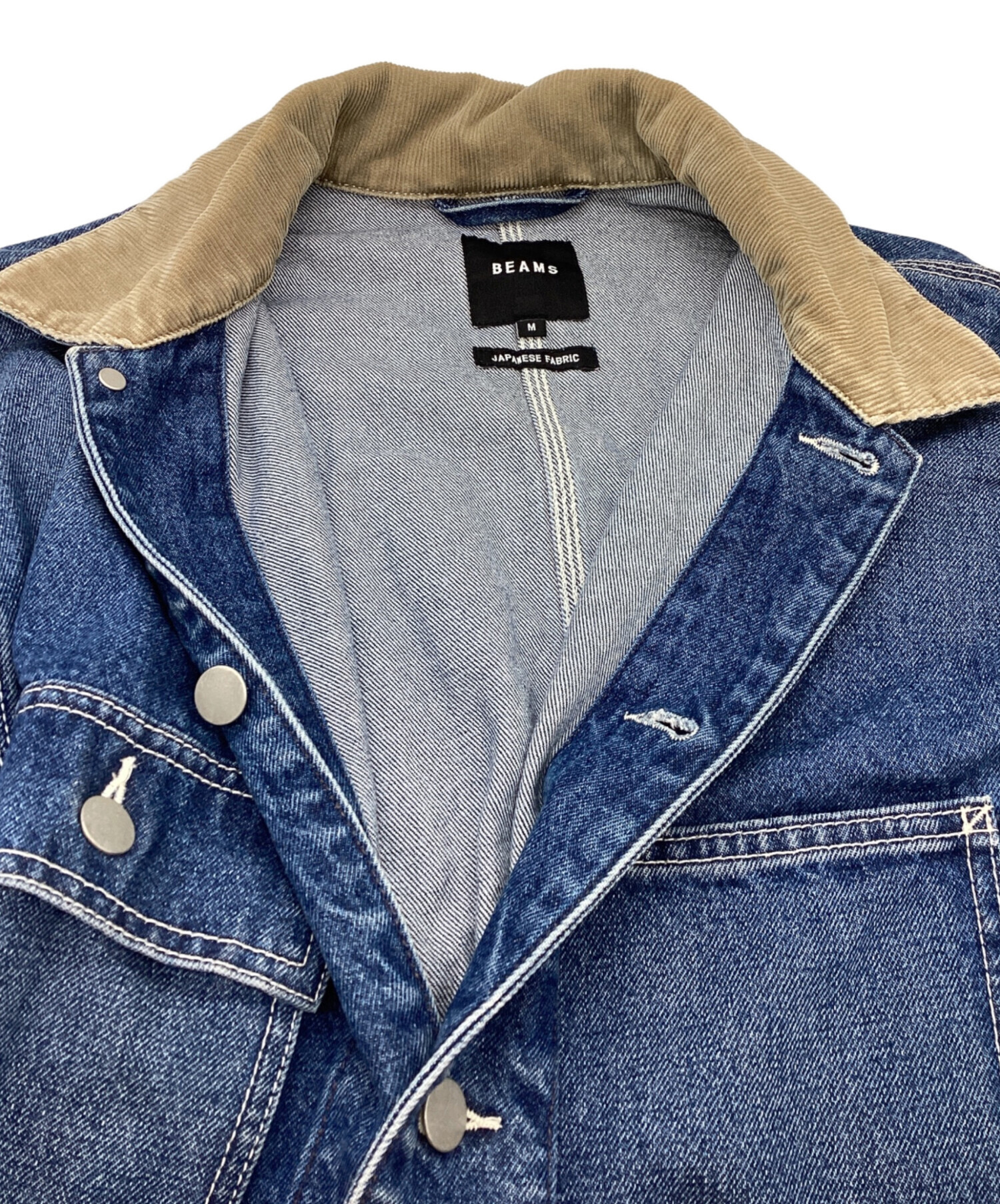 中古・古着通販】BEAMS (ビームス) ルーズフィット カバーオール 