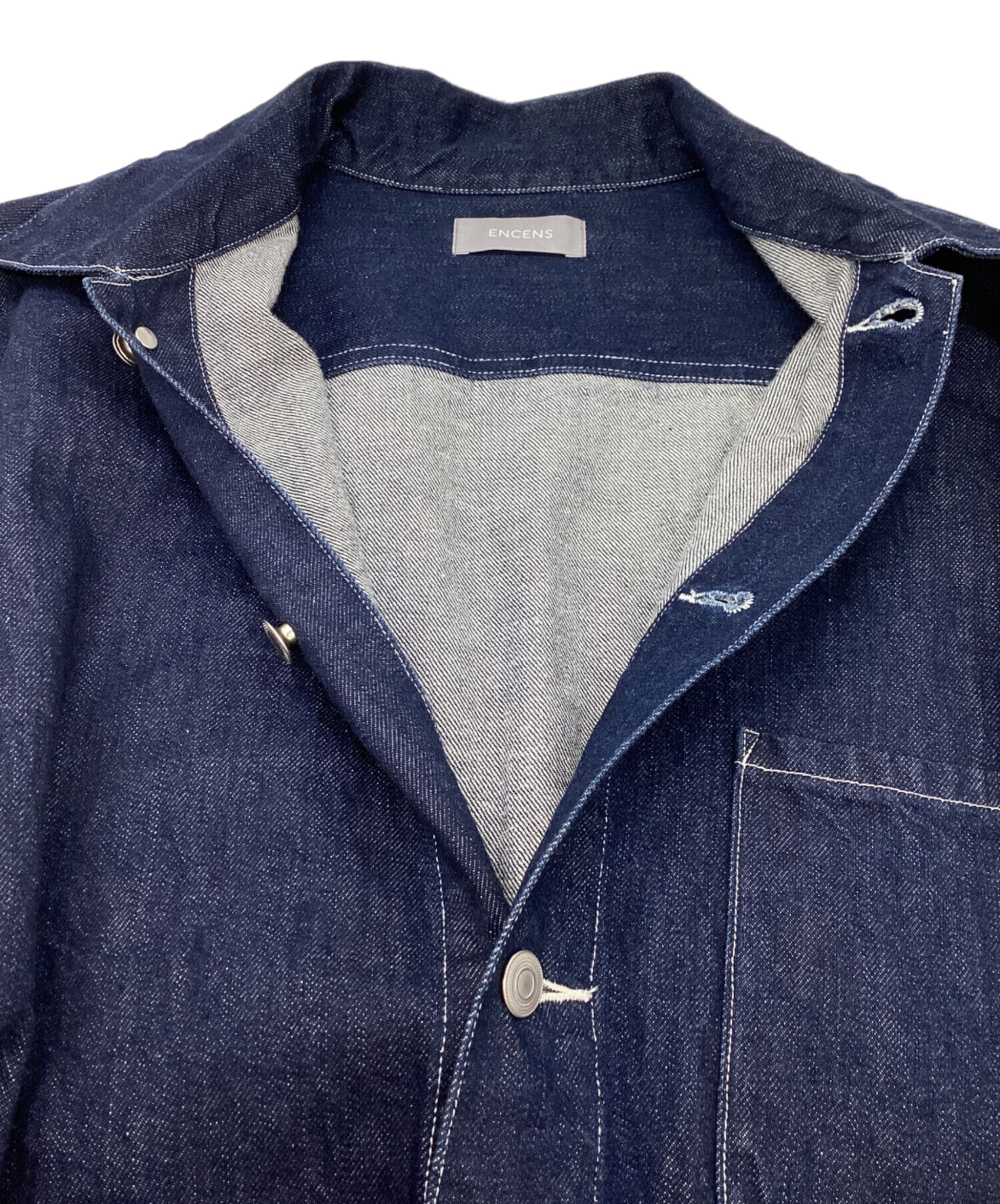 中古・古着通販】encens (エンソン) DENIM JACKET インディゴ サイズ:2 