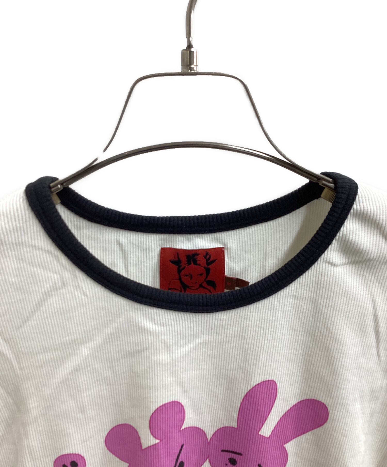 MARC JACOBS マークジェイコブス Tシャツ・カットソー M ピンク 【古着】【中古】【送料無料】 MARC JACOBS - MARC JACOBS マークジェイコブス Tシャツ・カットソー M
