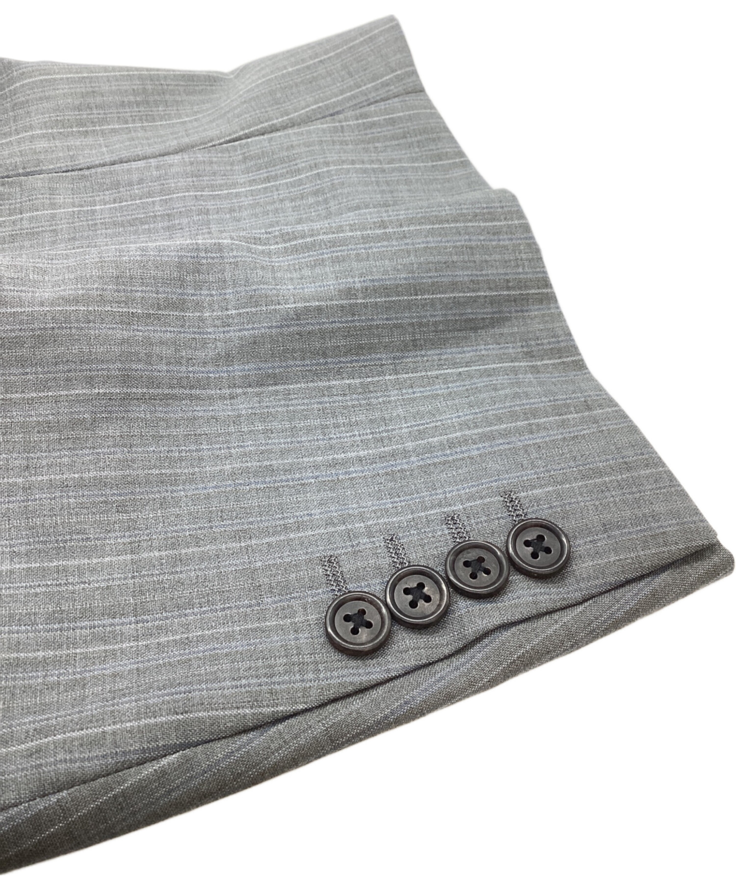 未使用級★近年モデル ゼニア×ポールスミス スーツ グレー 裏地水玉 S シルク 中古・古着通販】Paul Smith London (ポールスミスロンドン