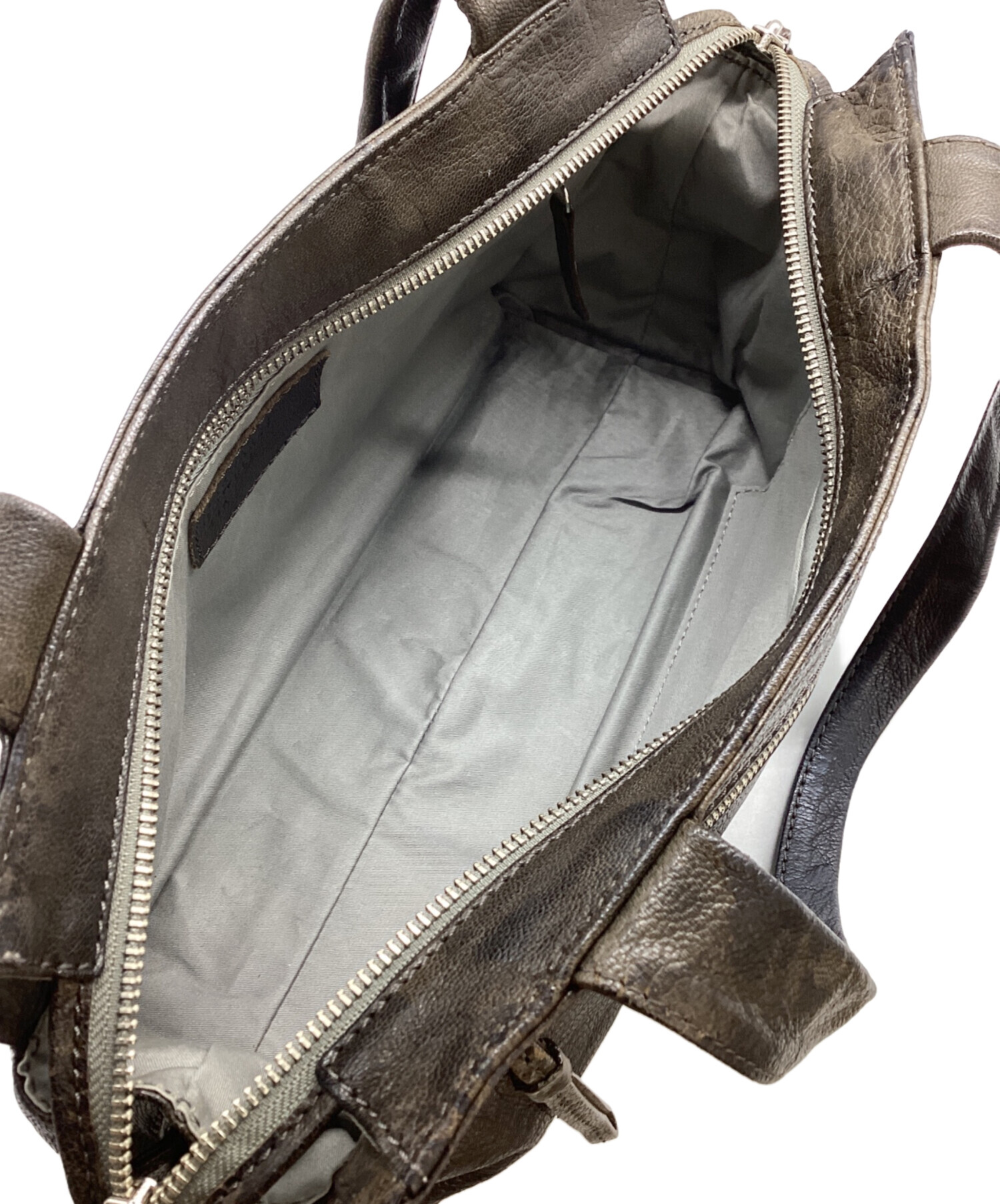 【MARGARET HOWELL/IDEA】タグ付/レザー/ハンドバック 中古・古着通販】MARGARET HOWELL idea (マーガレット ハウエル