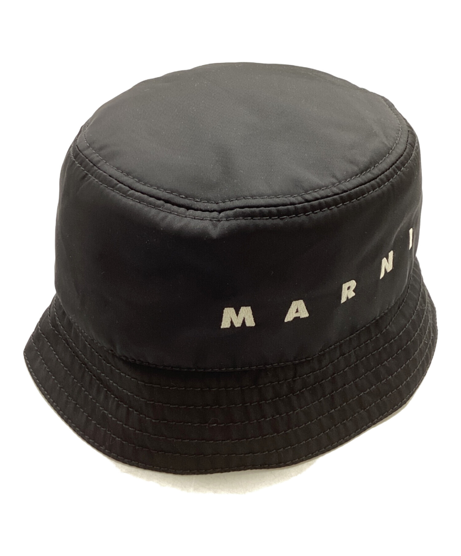 MARNI ブラック バケットハット 中古・古着通販】MARNI (マルニ) バケットハット ブラック｜ブランド
