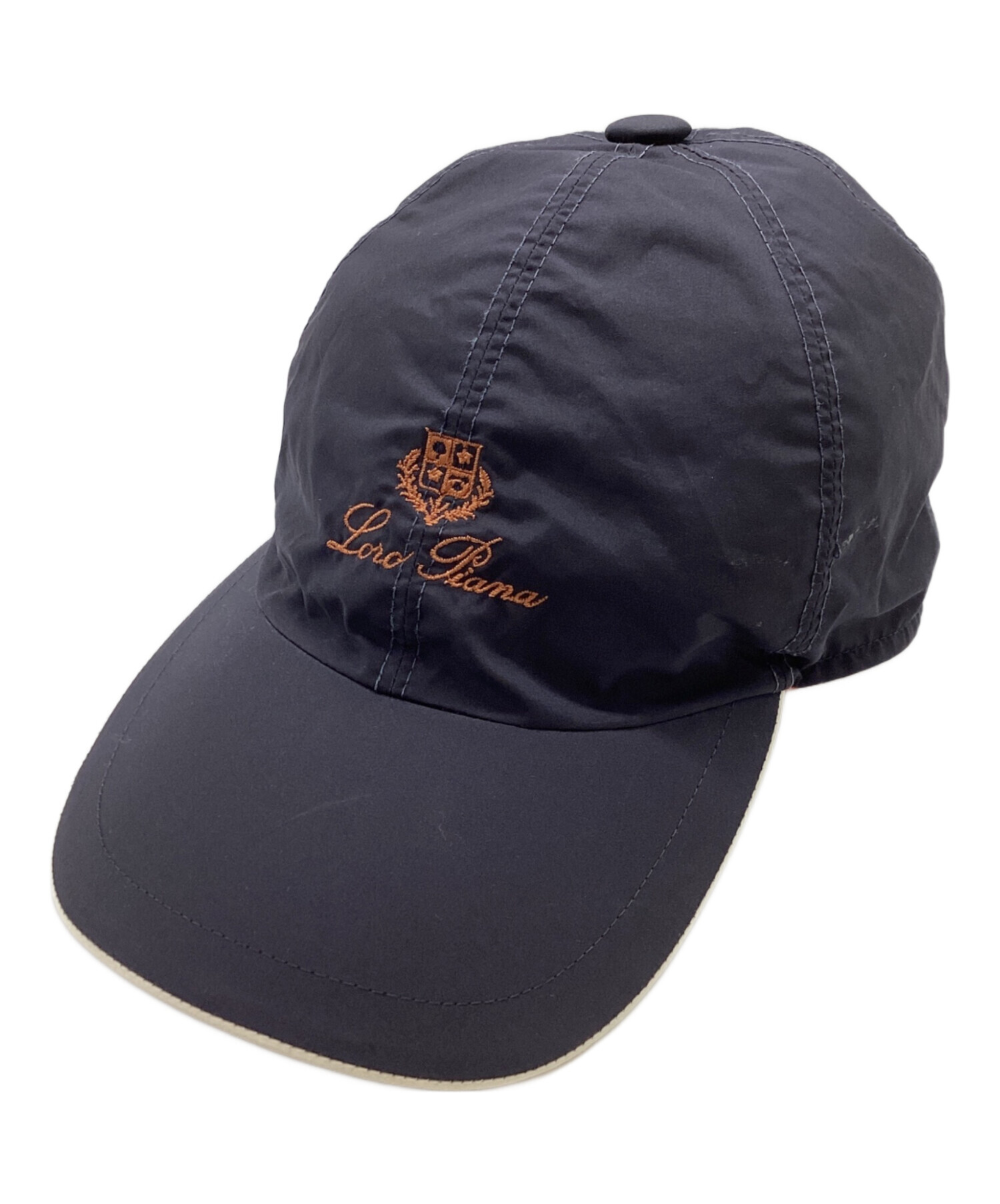 中古・古着通販】LORO PIANA (ロロピアーナ) キャップ ネイビー 中古・古着通販】LORO PIANA (ロロピアーナ) キャップ ネイビー