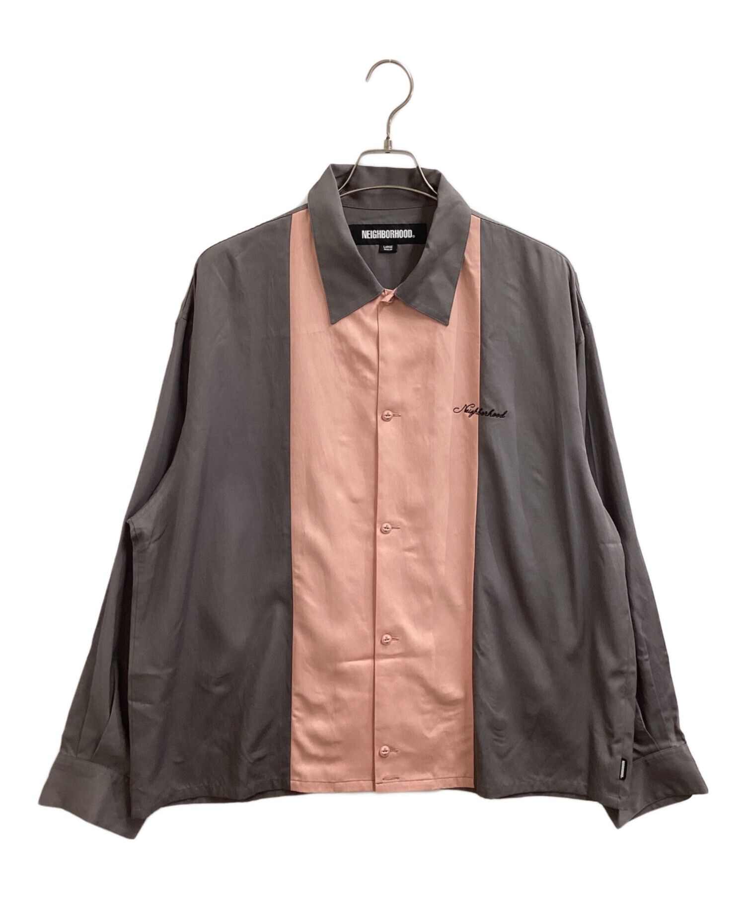 中古・古着通販】NEIGHBORHOOD (ネイバーフッド) BICOLOR RAYON SHIRT 