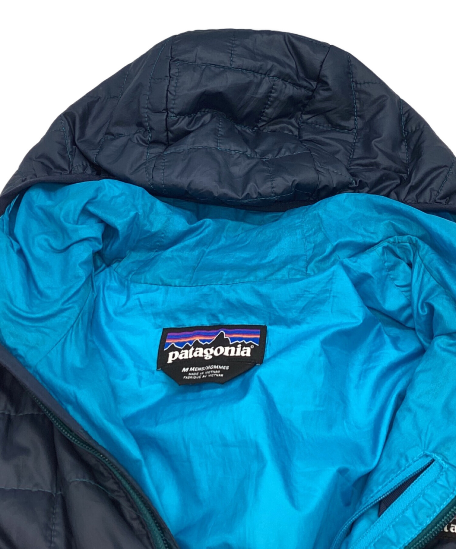 中古・古着通販】Patagonia (パタゴニア) ナノパフフーディー ネイビー 