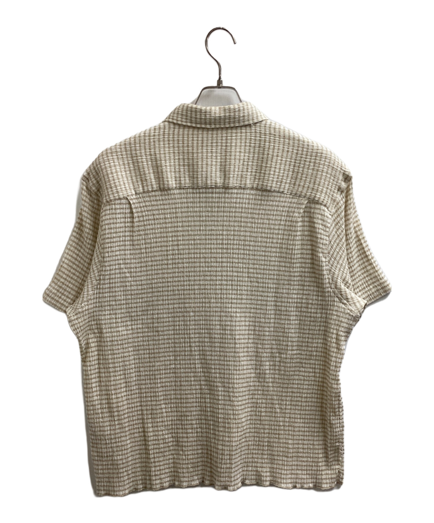 中古・古着通販】stussy (ステューシー) CRINKLED CHECK SS SHIRT