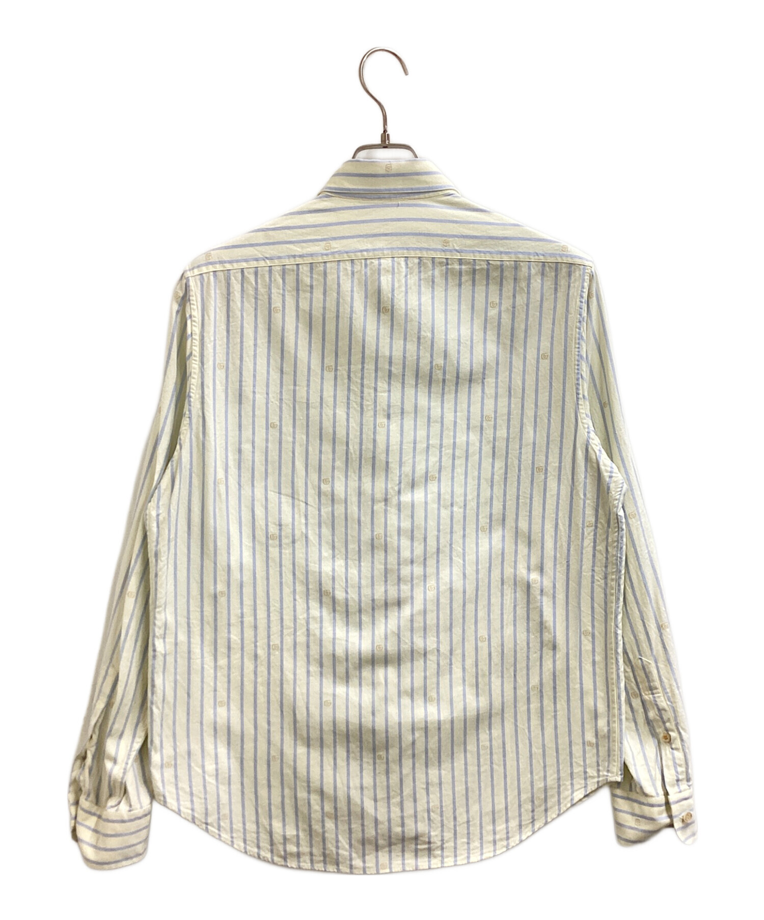 GUCCI（グッチ） ストライプシャツ 襟付き 中古・古着通販】GUCCI (グッチ) ストライプシャツ / 673137ZAHIY