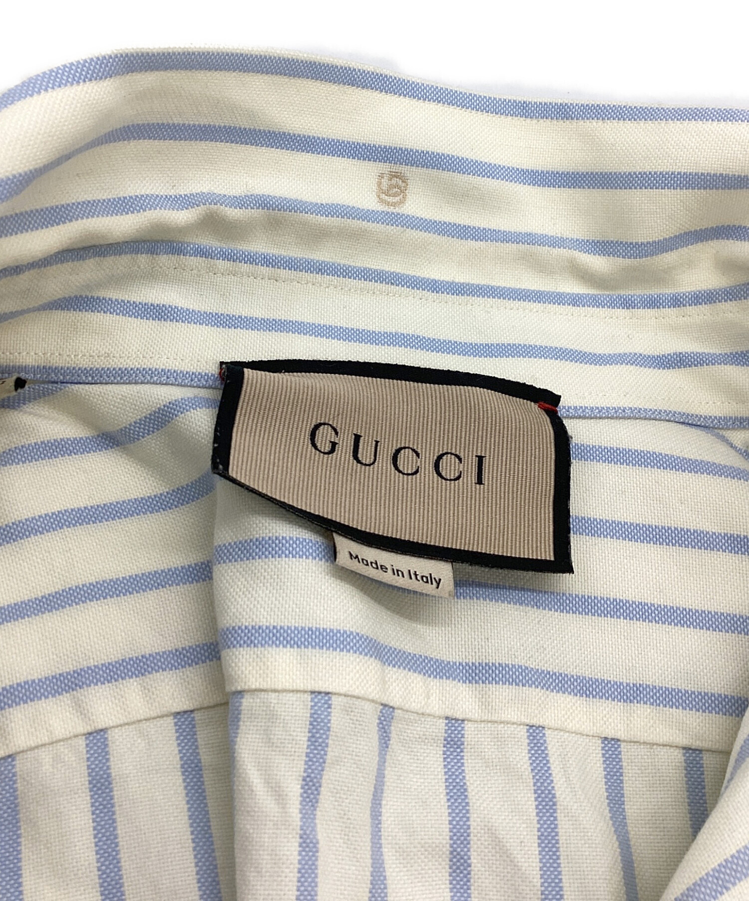 中古・古着通販】GUCCI (グッチ) ストライプシャツ / 673137ZAHIY