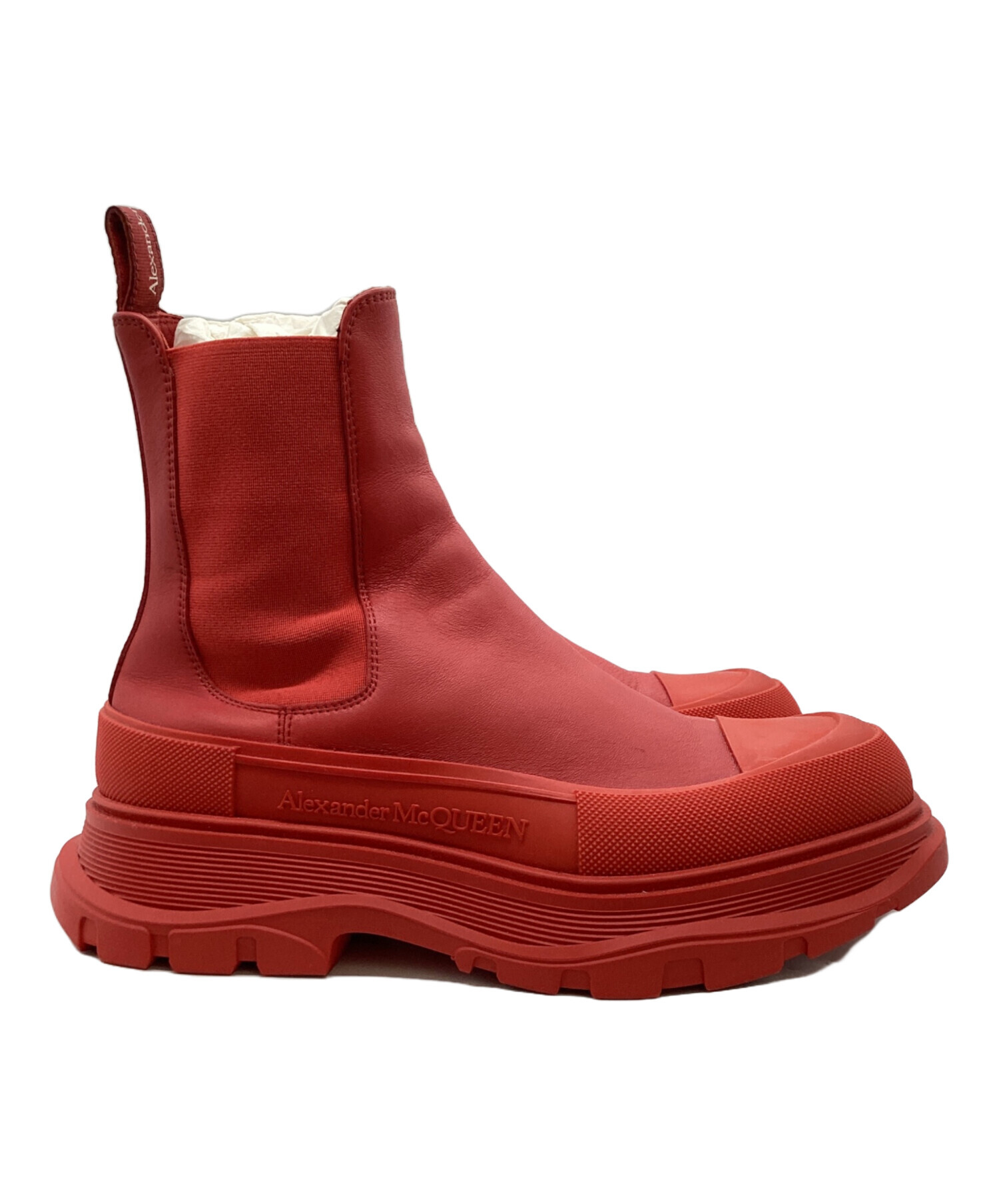 中古・古着通販】ALEXANDER McQUEEN トラックソールサイドゴアブーツ