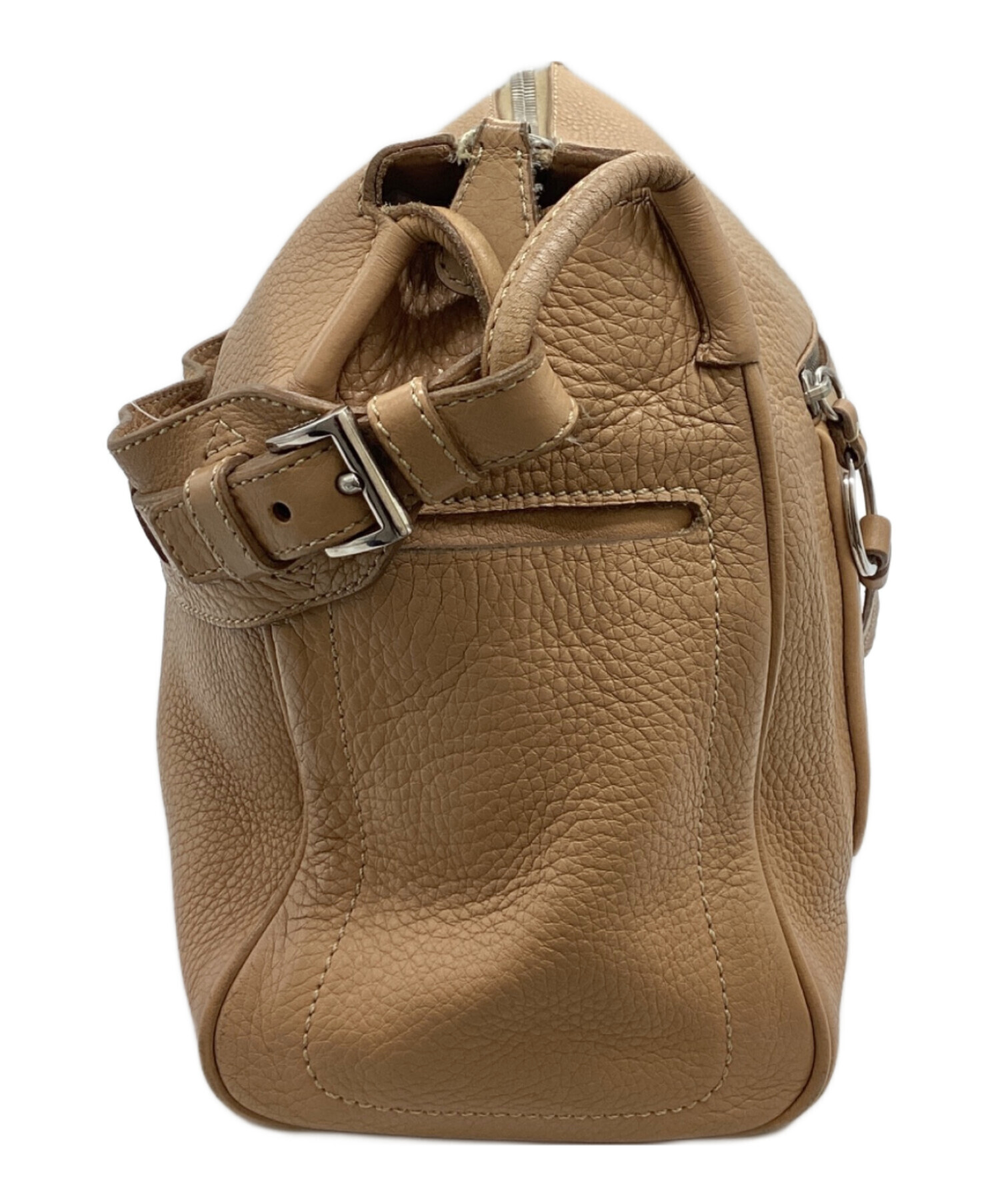 中古・古着通販】PRADA (プラダ) ハンドバッグ ベージュ｜ブランド