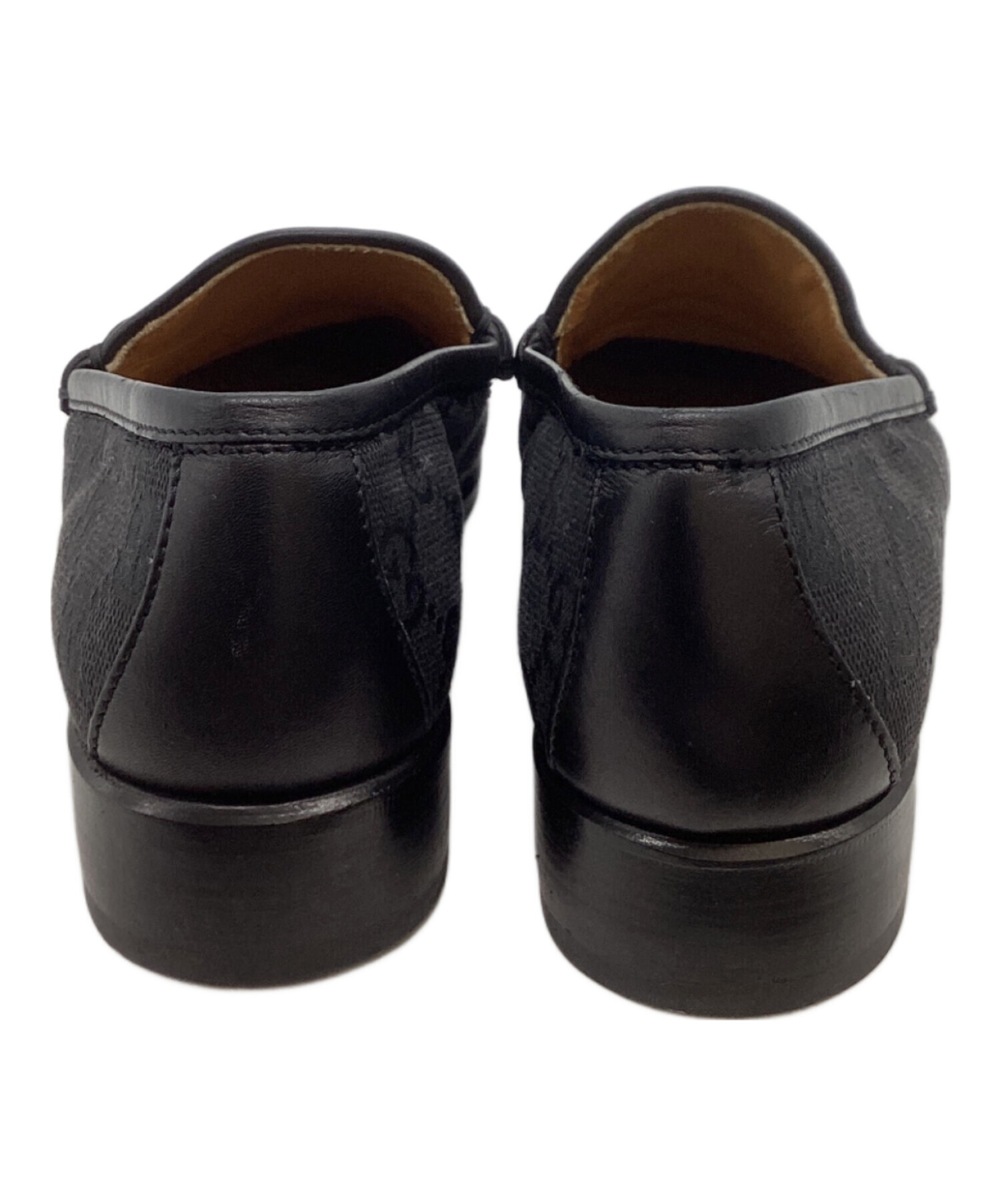 中古・古着通販】GUCCI (グッチ) GGキャンバスビットローファー