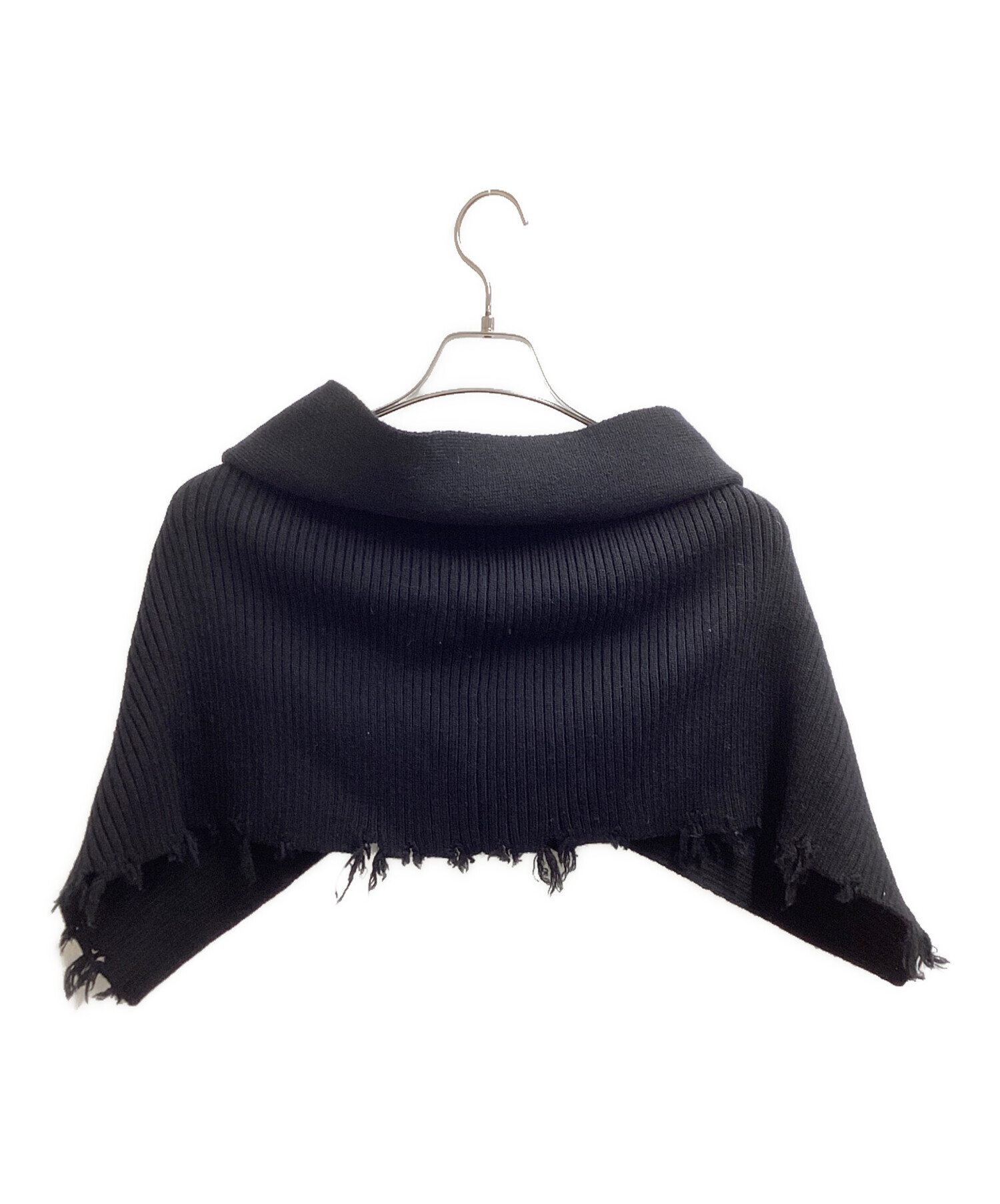 中古・古着通販】PERVERZE (パーバーズ) Damaged Knit Cape and Apron