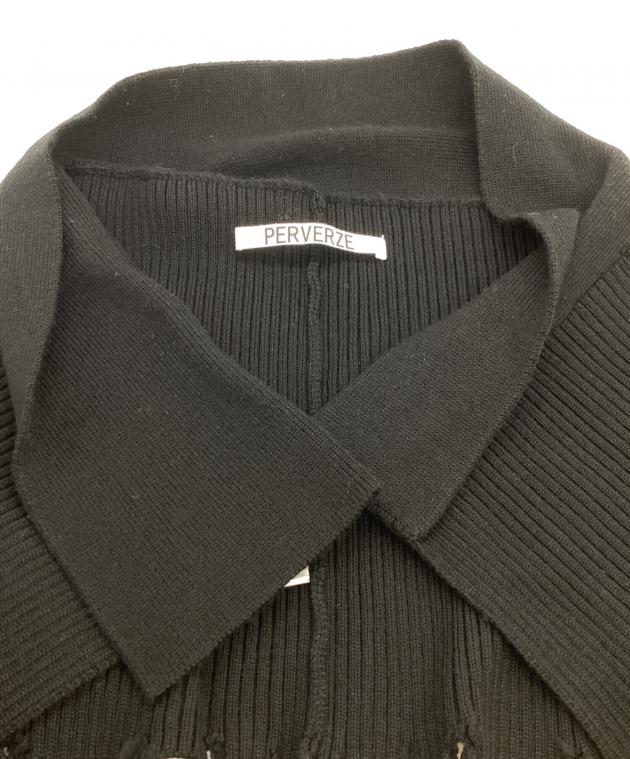 スカート Perverze Damaged Knit Cape And Apron 中古・古着通販】PERVERZE (パーバーズ) Damaged Knit Cape and Apron