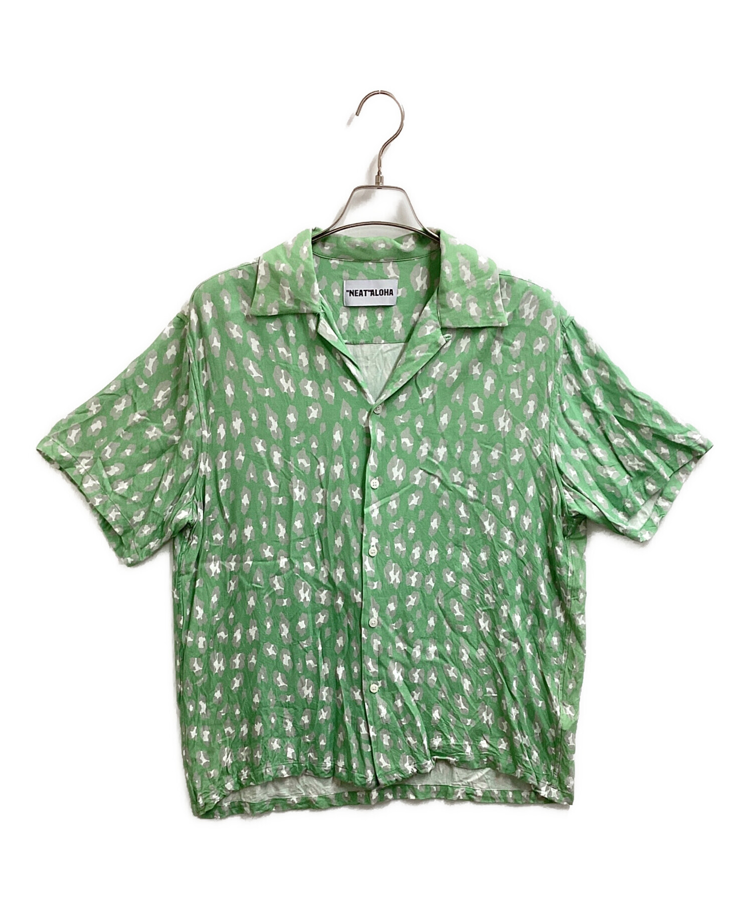 【美品】ニートアロハ　NEAT ALOHA レーヨン　シャツ 中古・古着通販】NEAT ALOHA (ニートアロハ) レーヨンオープンカラー