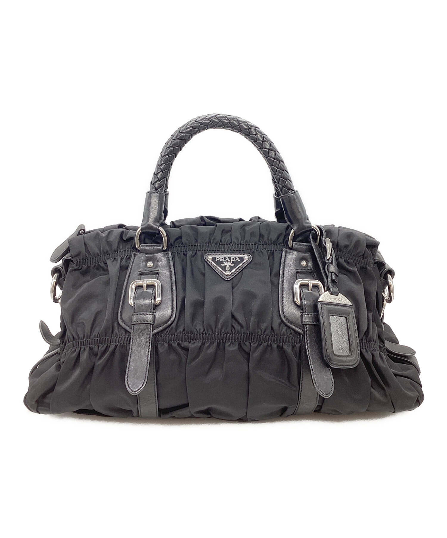 PRADA 2way ギャザーバッグ